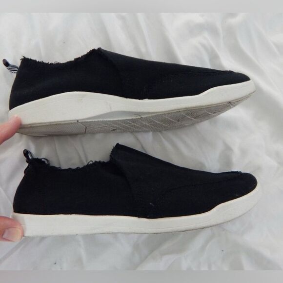 Vionic Beach Malibu Sea Foam Slip On Canvas 6.5 Black - Picture 5 of 9